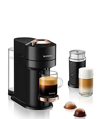 Nespresso Vertuo Next Premium Black with Rose Gold Bundle