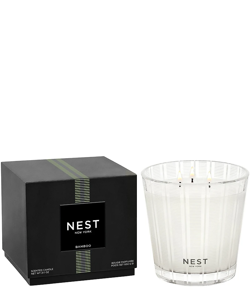 NEST New York Bamboo 3-Wick Candle