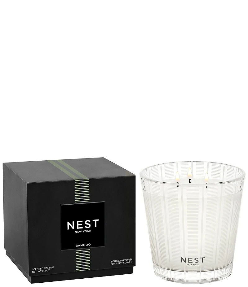 NEST New York Bamboo 3-Wick Candle, 21.1 oz.