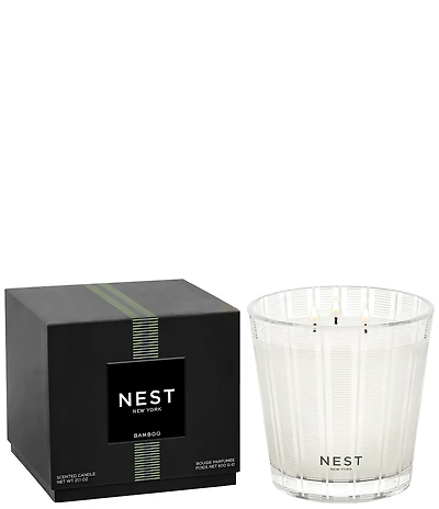 NEST New York Bamboo 3-Wick Candle, 21.1 oz.