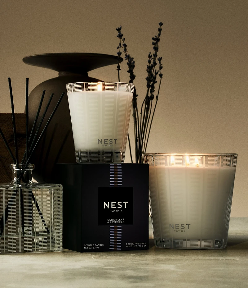NEST New York Cedar Leaf & Lavender 3-Wick Candle, 21.2 oz.