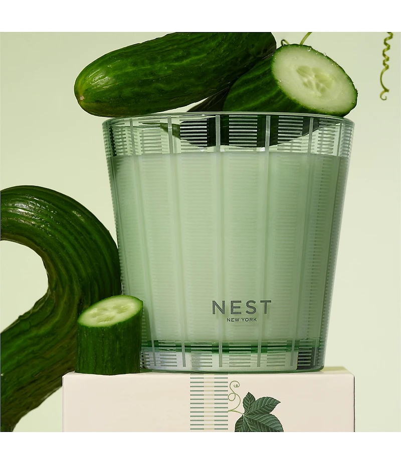 NEST New York Cucumber & White Sage 3-Wick Candle