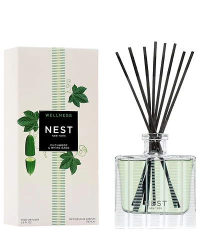 NEST New York Cucumber & White Sage Reed Diffuser