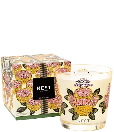 NEST New York Grapefruit Decorative Luxury Candle, 47.3 oz.