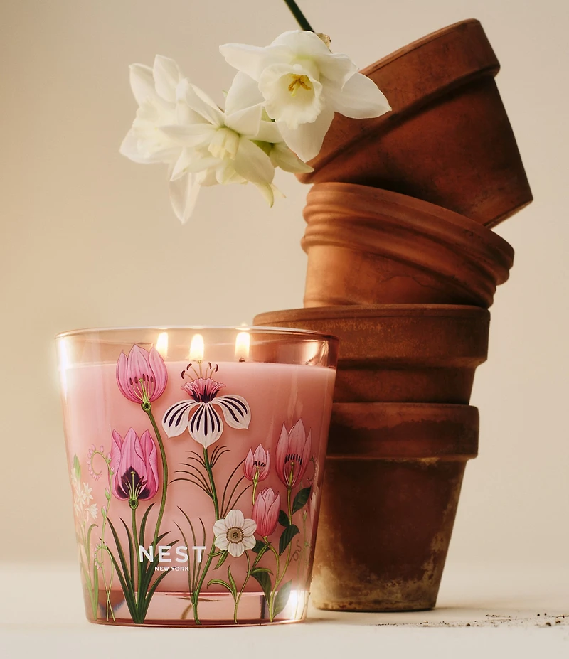 NEST New York Himalayan Salt & Rosewater 3-Wick Candle, 21.2 oz.
