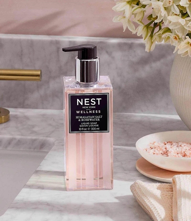 NEST New York Himalayan Salt & Rosewater Liquid Soap