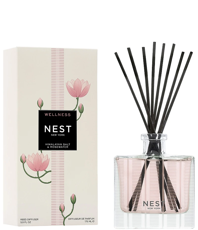 NEST New York Himalayan Salt & Rosewater Reed Diffuser