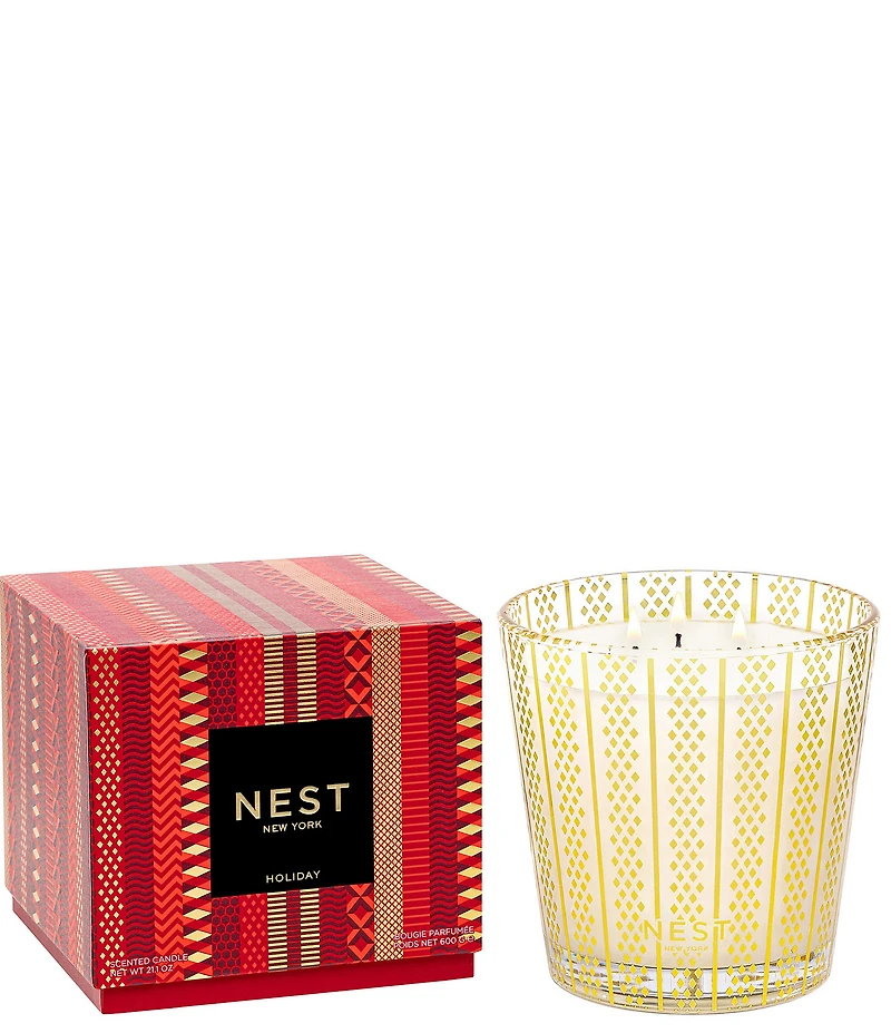 NEST New York Holiday 3-Wick Candle