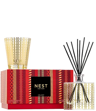 NEST New York Holiday Candle & Diffuser Set