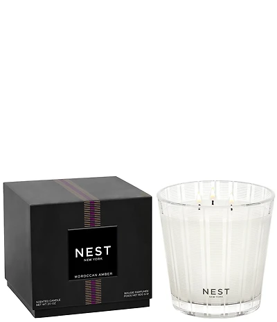 NEST New York Moroccan Amber 3-Wick Candle, 21.1 oz.