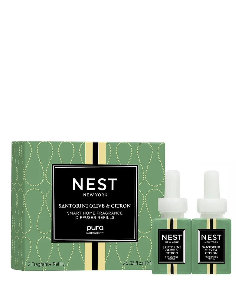 NEST New York x Pura Santorini Olive & Citron Refill (Set of 2)