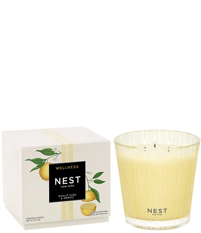 NEST New York Sunlit Yuzu & Neroli 3-Wick Candle, 21.1 oz.
