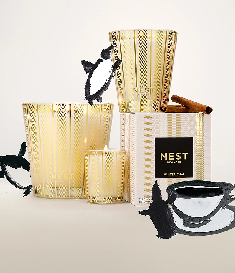 NEST New York Winter Chai 3-Wick Candle