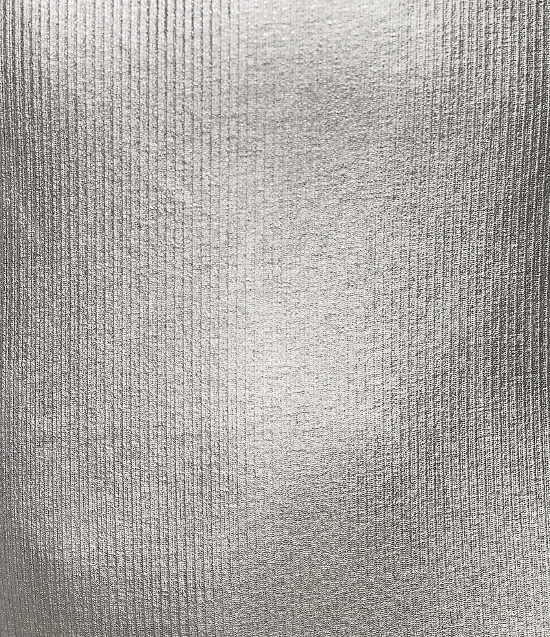 Never Fully Dressed Crew Neck Sleeveless Metallic Midi Dress