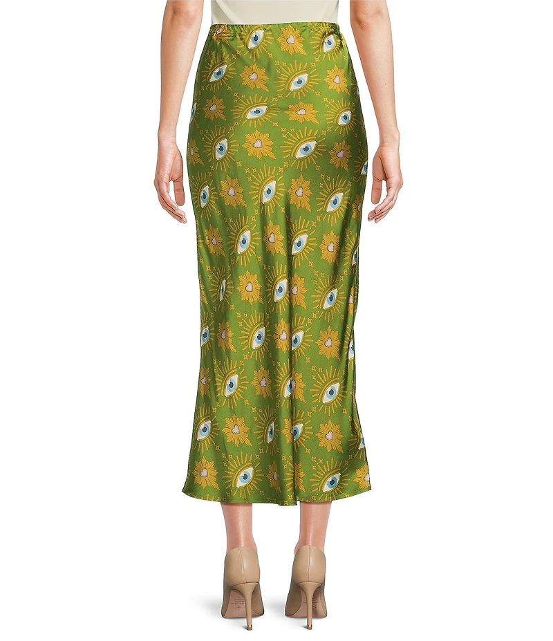 Never Fully Dressed Dorris Eye Print Maxi Skirt