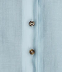 Never Fully Dressed Miley Collared Long Sleeve Button-Front Shirt