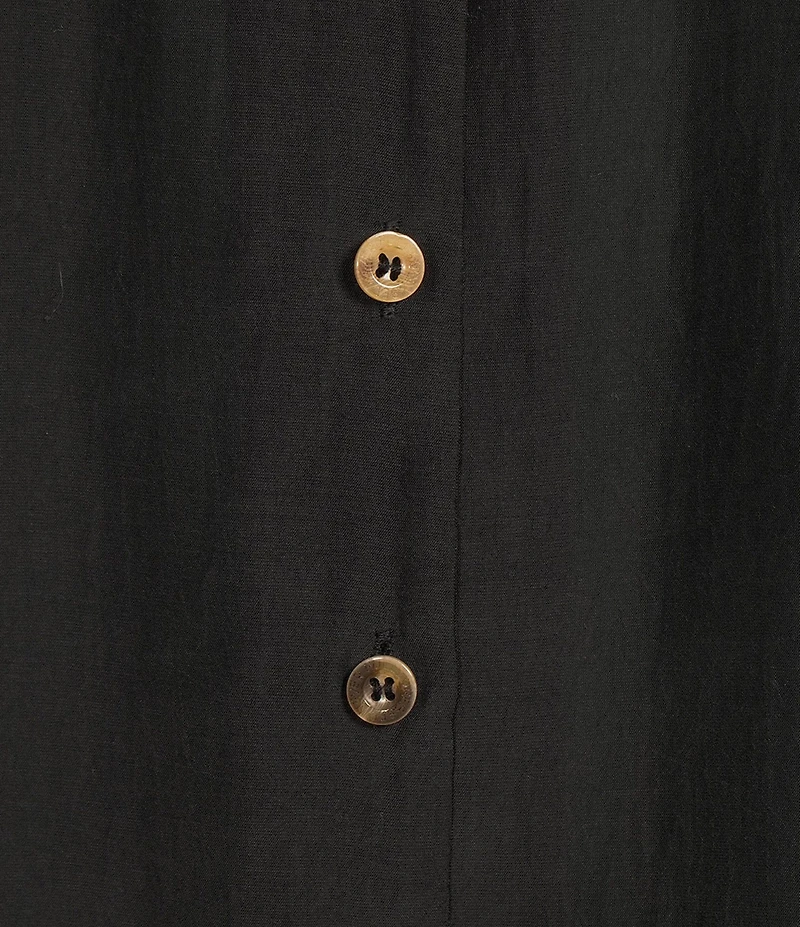 Never Fully Dressed Miley Point Collar Neck Long Sleeve Button Front Shirt