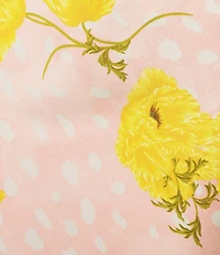 Never Fully Dressed Pink Fawn Poppy Maeva Printed Slip Midi Skirt