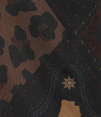 Never Fully Dressed Plus Night Garden Crew Neck Long Sleeves Sheer Mesh Coordinating Tee