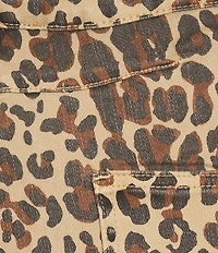 Never Fully Dressed Plus Size Leopard Print Barrel Jeans