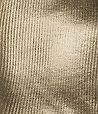 Never Fully Dressed Ribbed Metallic Crew Neck Sleeveless Tank Top