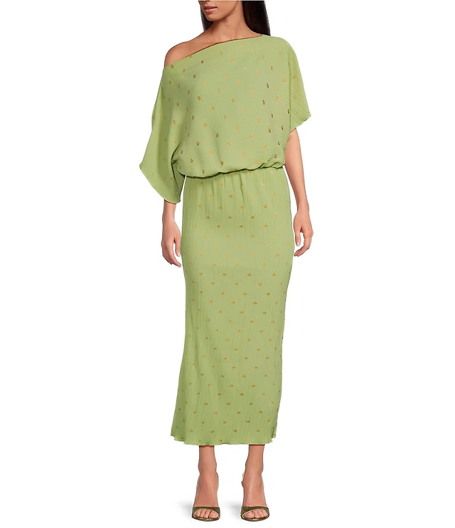 green emerald velvet dress Never Fully Dressed Tilly Black Mini Plisse Off the Shoulder Dress