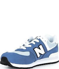 New Balance Boys' 574 Leather Mesh Sneakers (Youth)