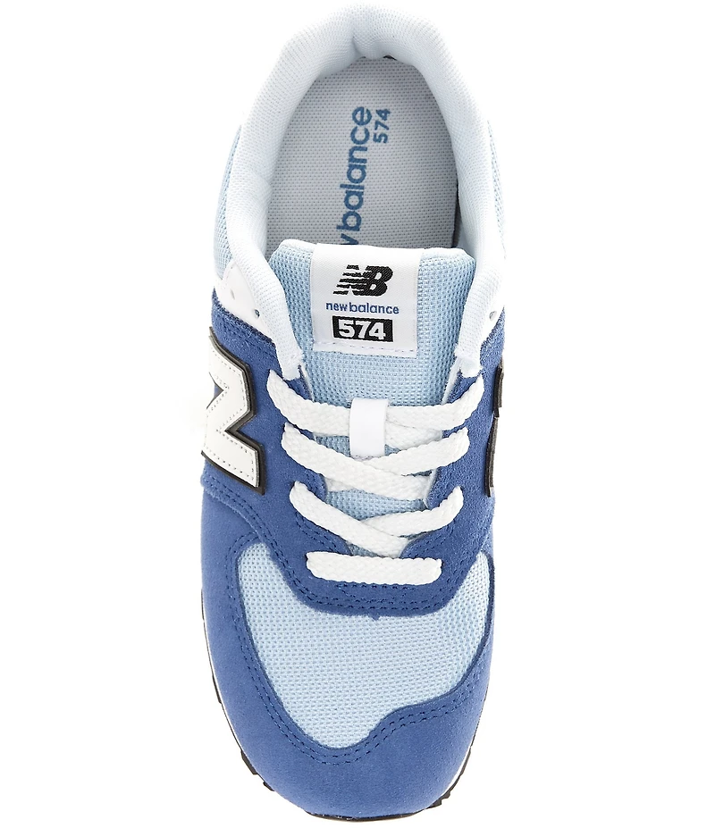 New Balance Boys' 574 Leather Mesh Sneakers (Youth)