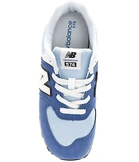 New Balance Boys' 574 Leather Mesh Sneakers (Youth)