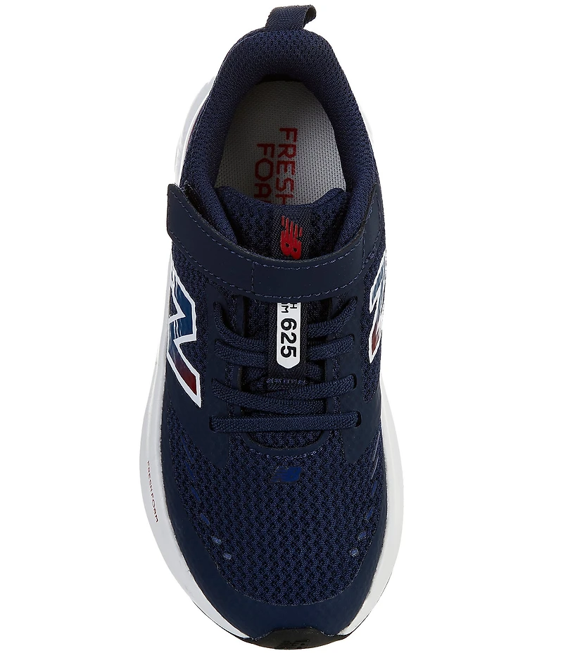 New Balance Boys' Fresh Foam 625 V1 Bungee Lace Top Strap Running Sneakers (Youth)