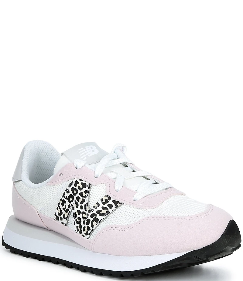 New Balance Girls' 237 Leopard Logo Sneakers (Youth)
