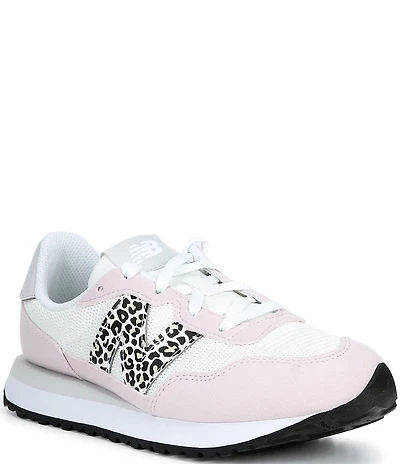 New Balance Girls' 237 Leopard Logo Sneakers (Youth)