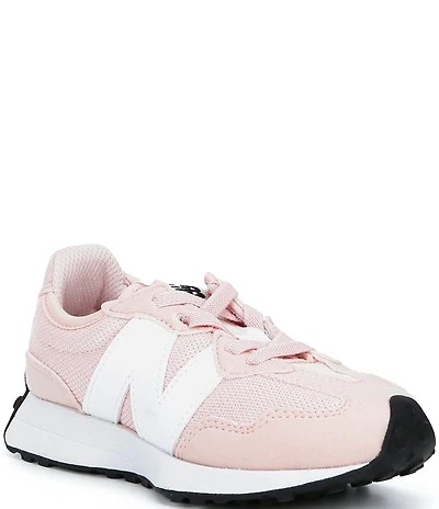 New Balance Girls' 237 Signature Logo Retro Bungee Lace-Up Sneakers (Toddler)