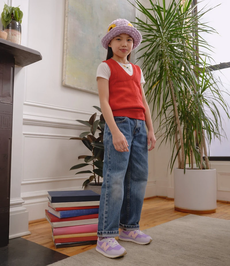 New Balance Girls' 237 V1 Alternative Closure Sneakers (Youth)