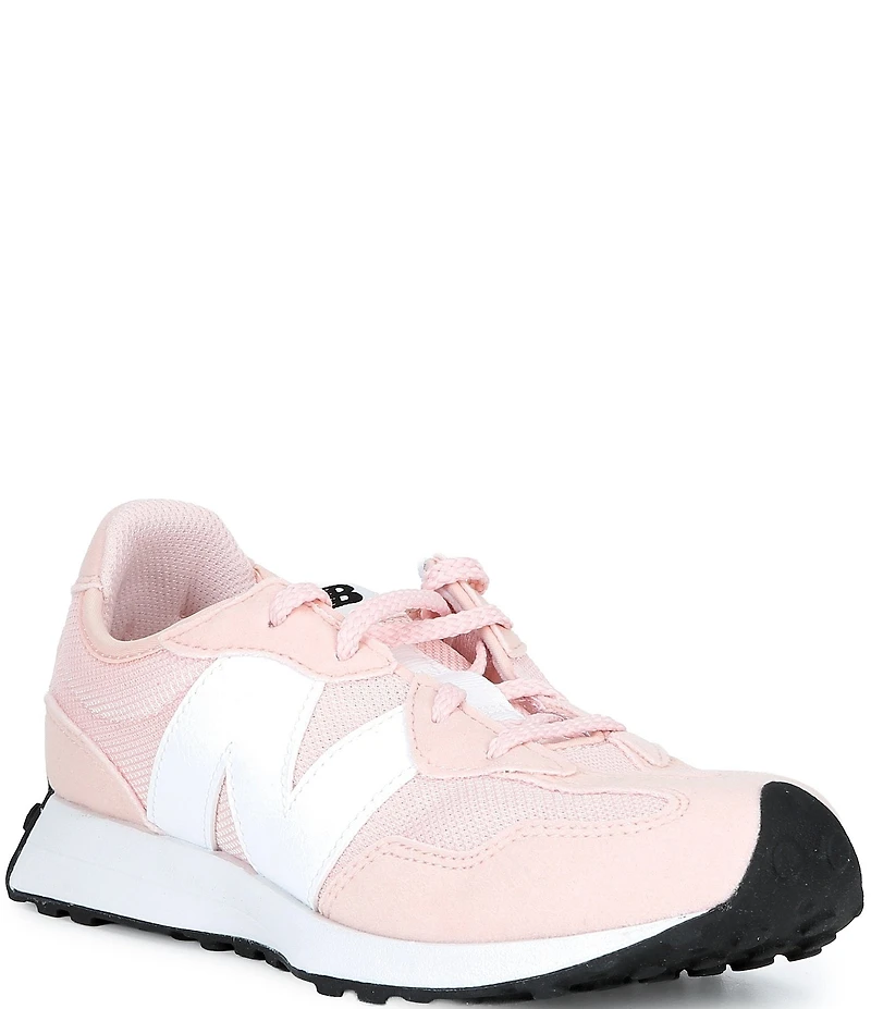 New Balance Girls' 327 V1 Mesh Suede Retro Sneakers (Youth)