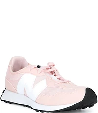 New Balance Girls' 327 V1 Mesh Suede Retro Sneakers (Youth)