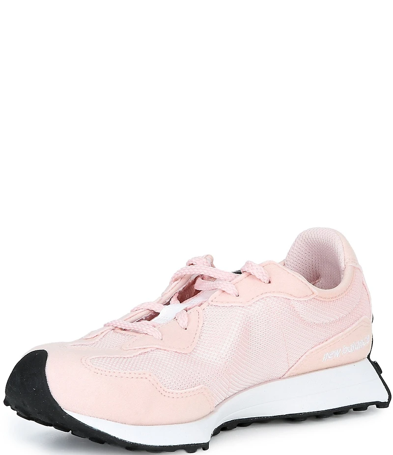 New Balance Girls' 327 V1 Mesh Suede Retro Sneakers (Youth)