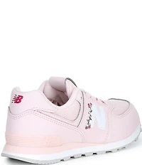 New Balance Girls' 574 Floral Detail Sneakers (Toddler)