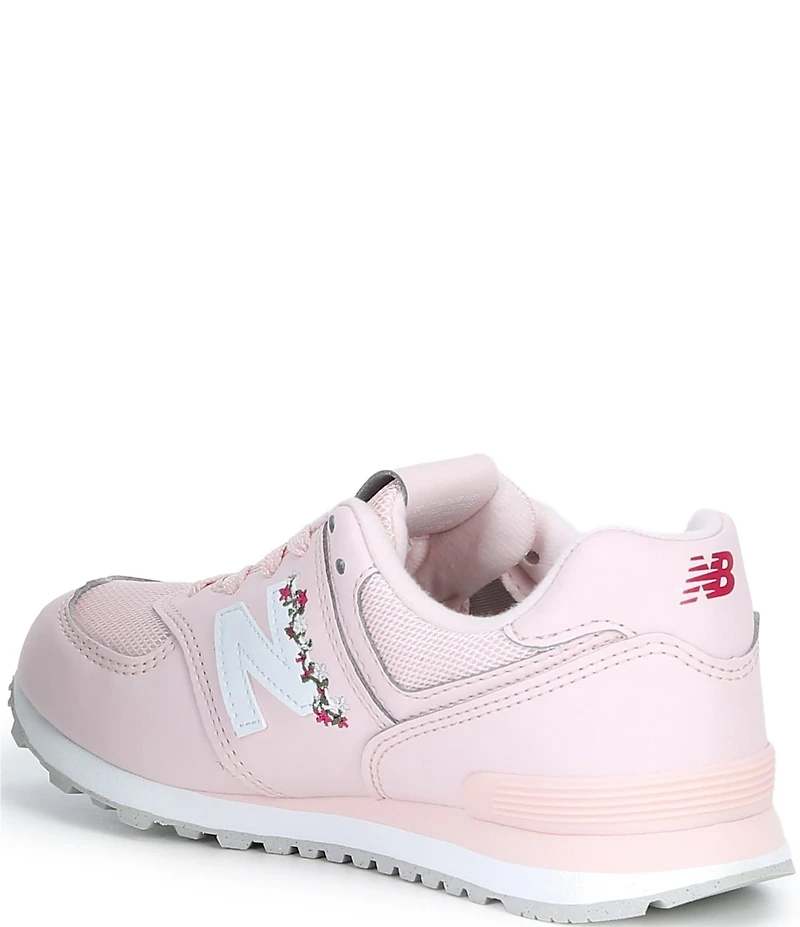 New Balance Girls' 574 Floral Detail Sneakers (Toddler)
