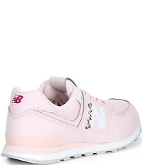 New Balance Girls' 574 Floral Detail Sneakers (Youth)