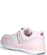 New Balance Girls' 574 Floral Detail Sneakers (Youth)