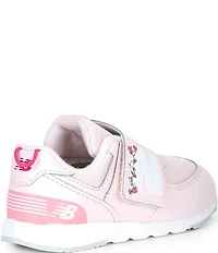 New Balance Girls' 574 Floral Hook-and-Loop Sneakers (Infant)