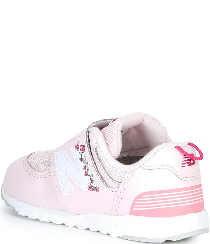 New Balance Girls' 574 Floral Hook-and-Loop Sneakers (Toddler)