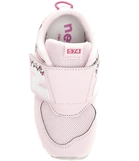 New Balance Girls' 574 Floral Hook-and-Loop Sneakers (Toddler)