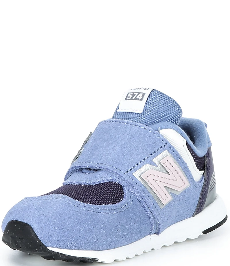 New Balance Girls' 574 Hook-and-Loop Sneakers (Infant)