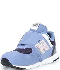 New Balance Girls' 574 Hook-and-Loop Sneakers (Infant)