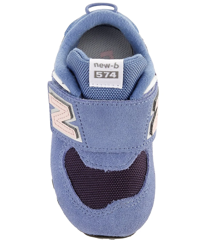New Balance Girls' 574 Hook-and-Loop Sneakers (Infant)