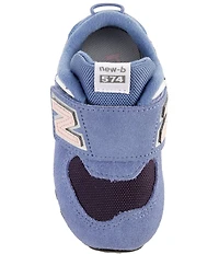 New Balance Girls' 574 Hook-and-Loop Sneakers (Infant)