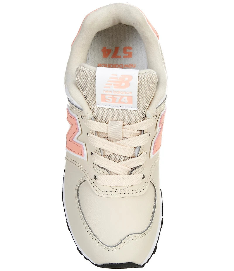 New Balance Girls' 574 Lace Up Sneakers (Toddler)