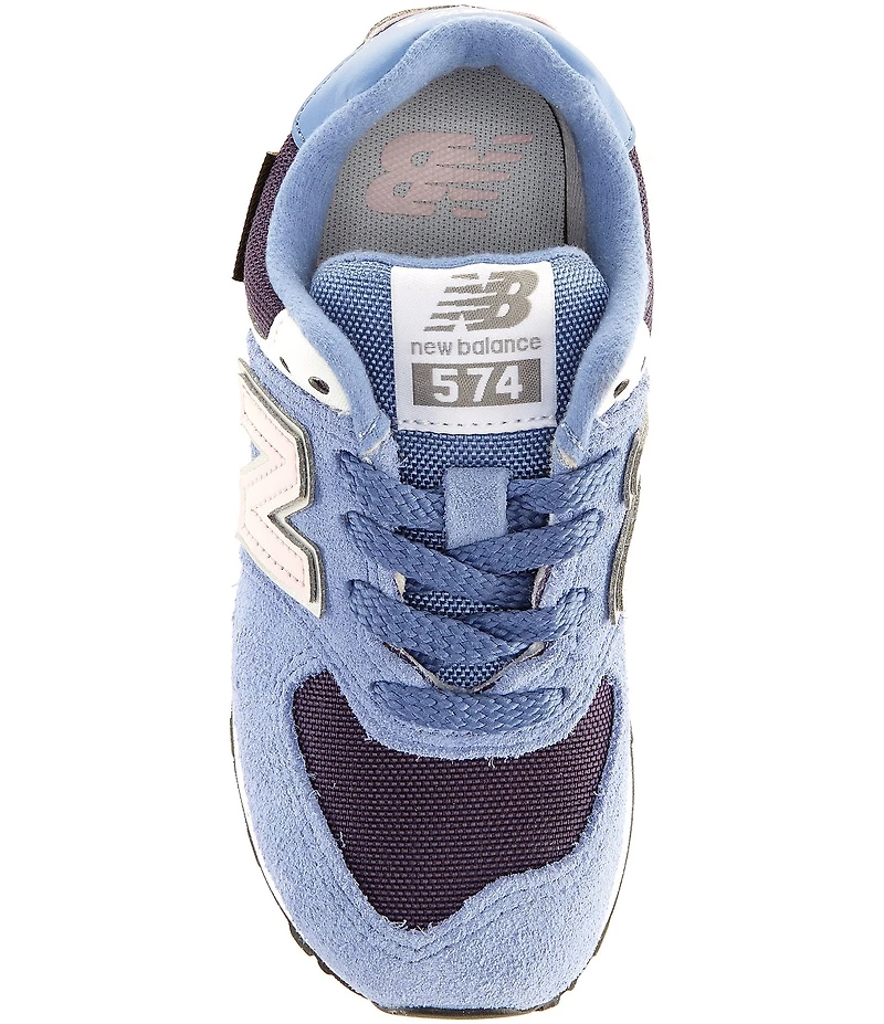 New Balance Girls' 574 Lifestyle Signature Logo Lifestyle Sneakers (Youth)